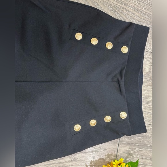 🖤🖤Button-Front High-Waist Trousers - Black - 🖤🖤 - Picture 4 of 14